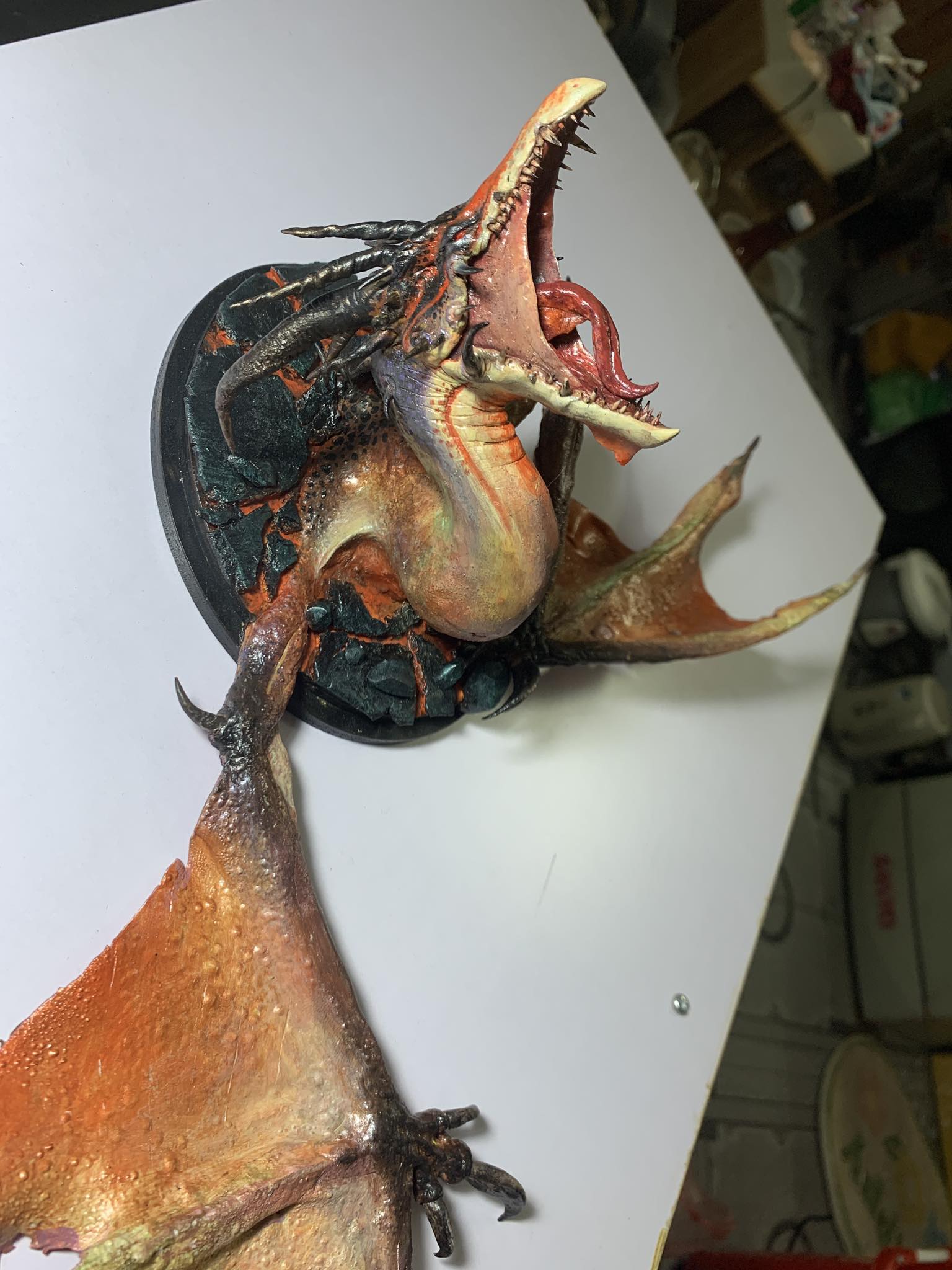 Volcano Wyvern - Clay Handmade