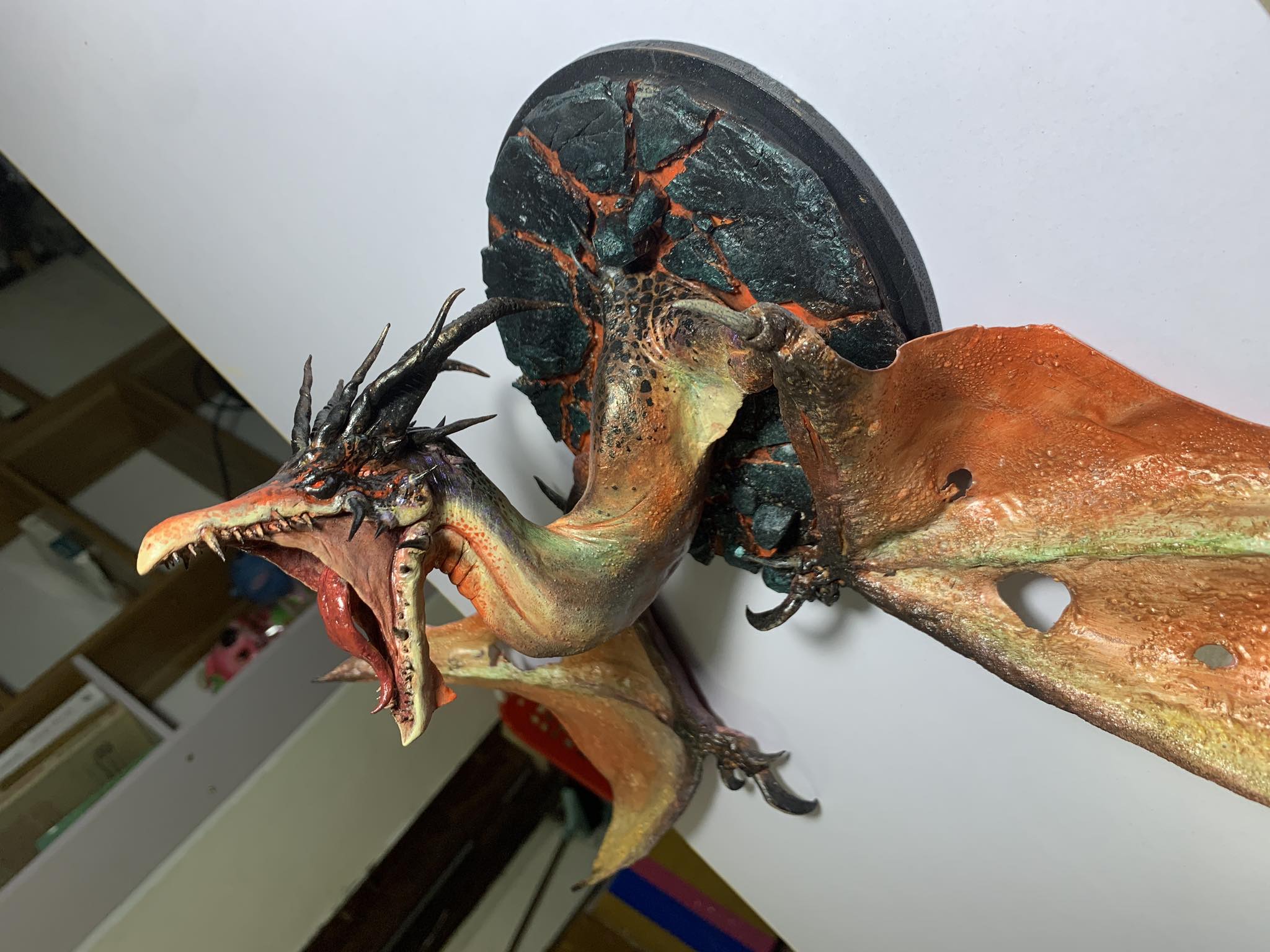 Volcano Wyvern - Clay Handmade - Image 7