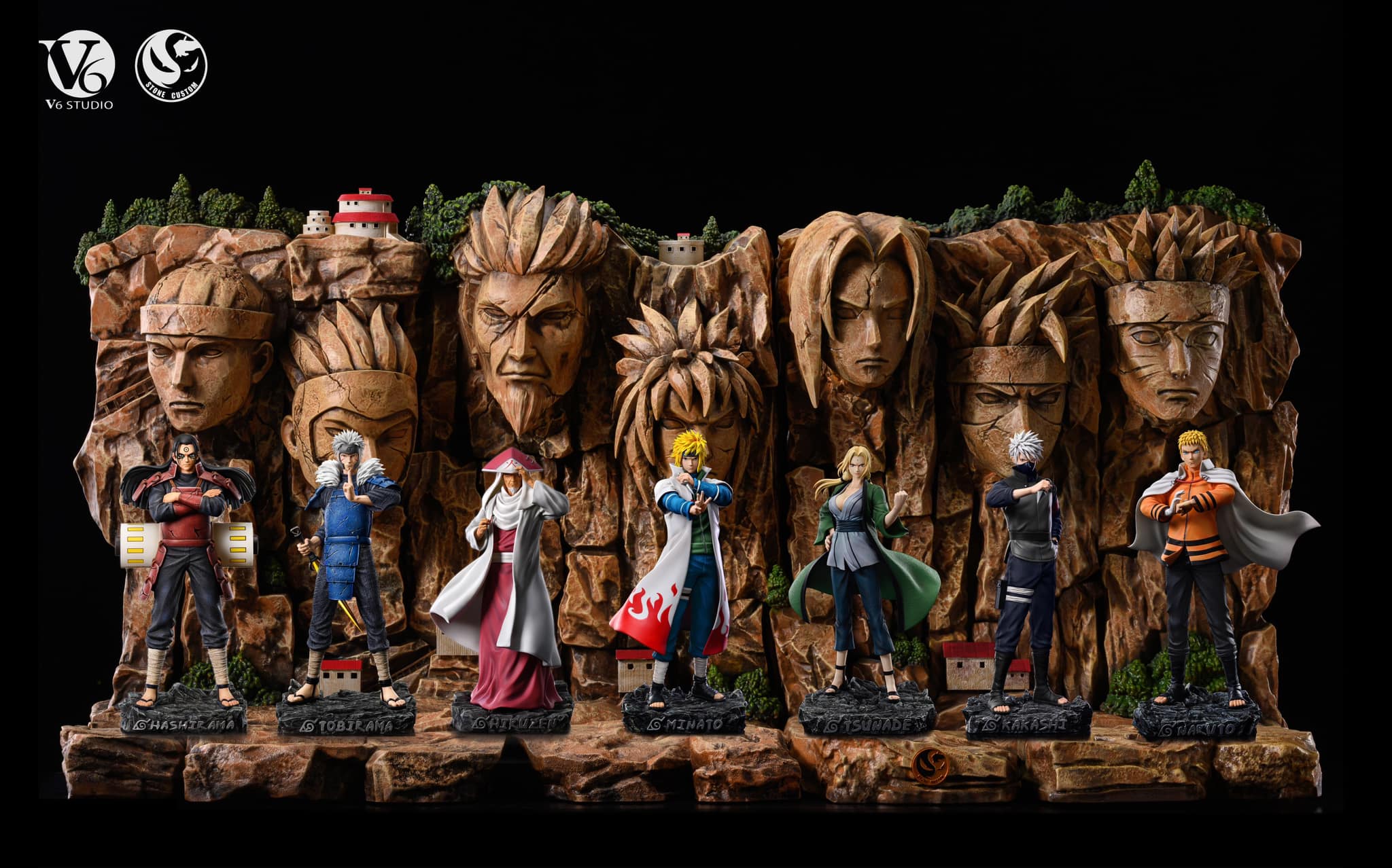 7 x Hokages - Naruto - V6 Studio (1 IN-STOCK)