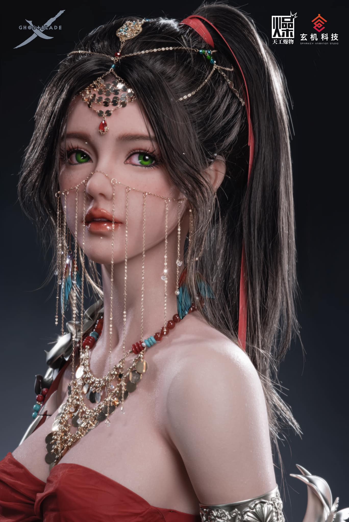 FengYe Princess Silicon Bust - WLOP Ghost Blade - Manyou Studio - Image 5