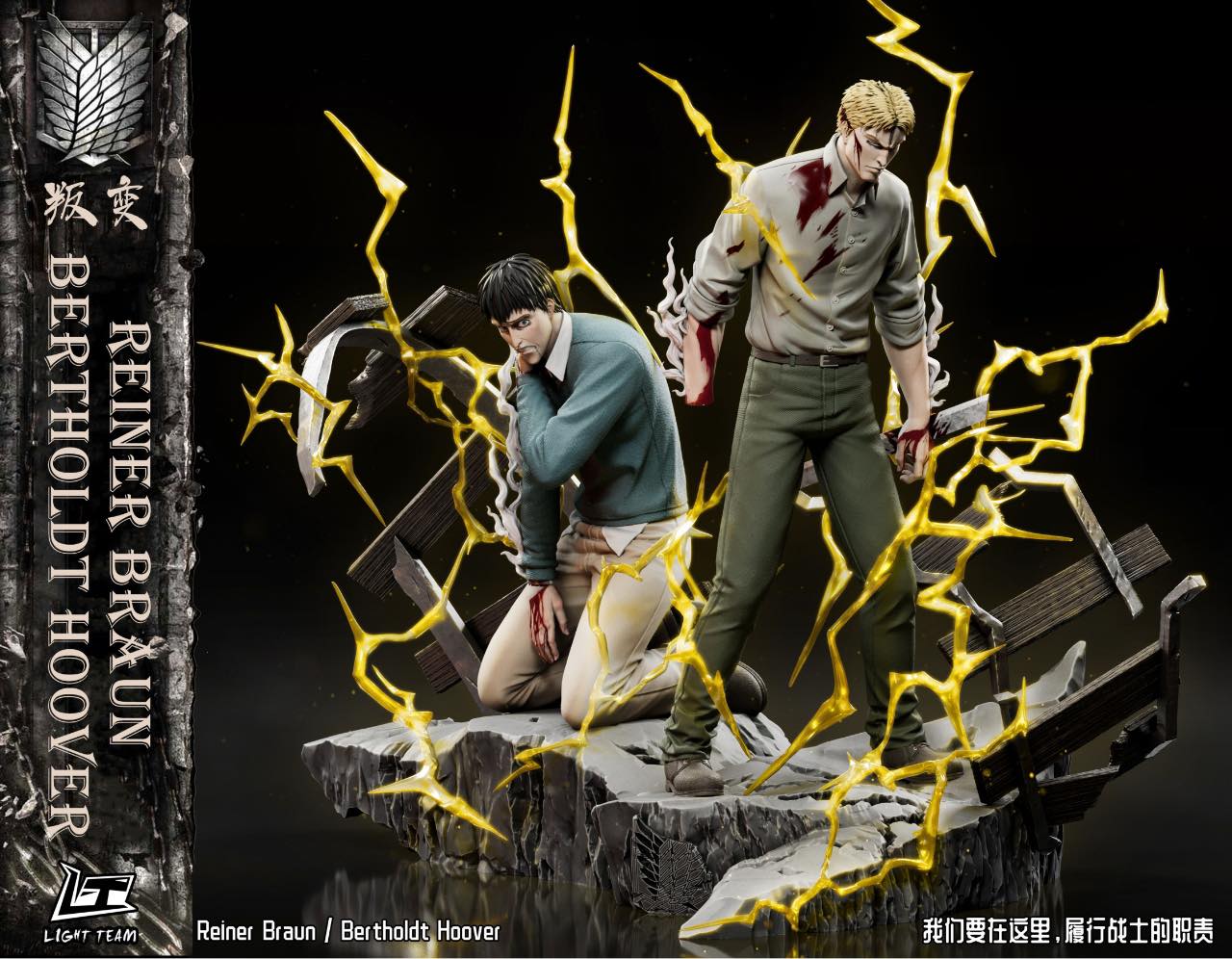 Reiner Braun & Bertholdt Hoover - Attack On Titan - Light Team