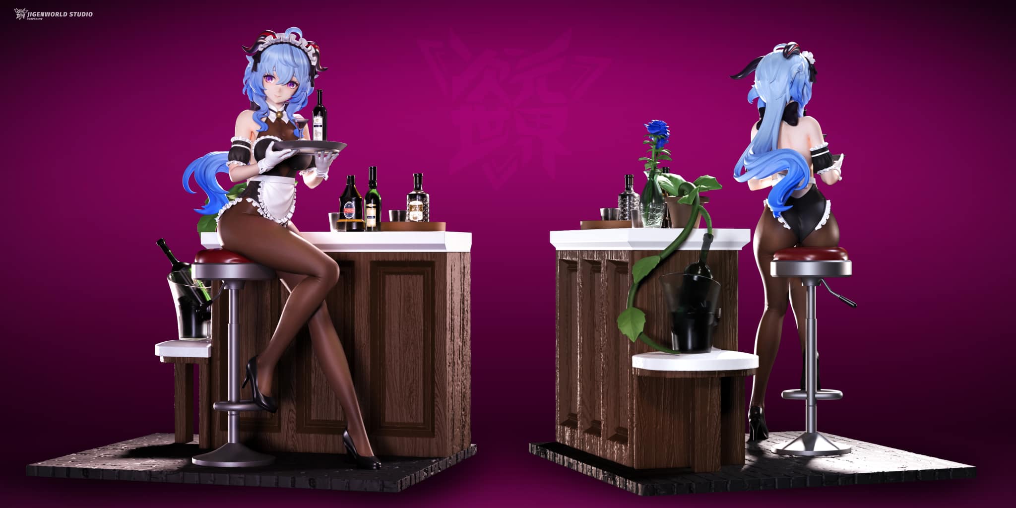 Ganyu & Keqing Maid NSFW - Genshin Impact - Jigenworld - Image 5
