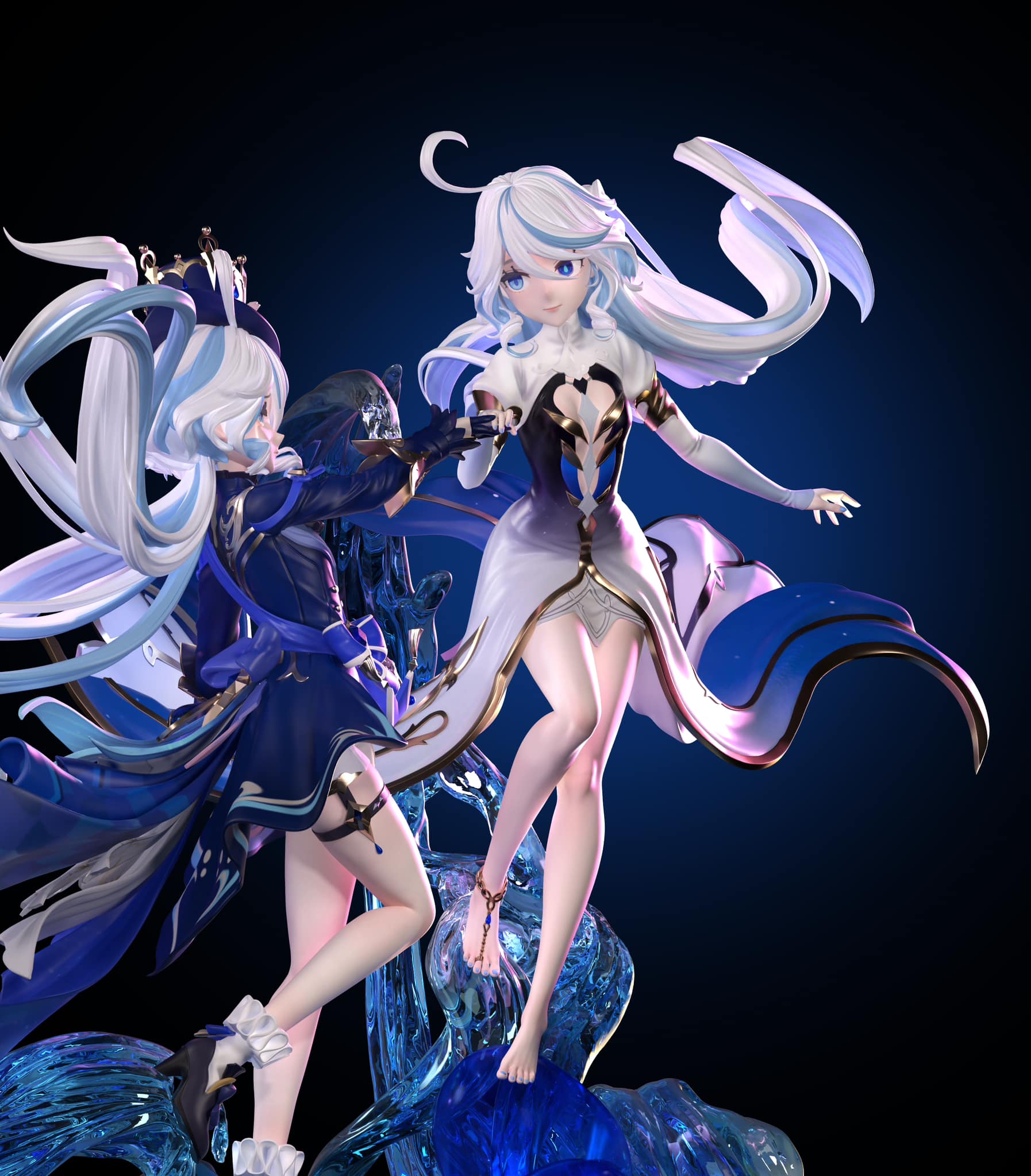 Furina & Focalos NSFW - Genshin Impact - Hakimi Studio - Image 4
