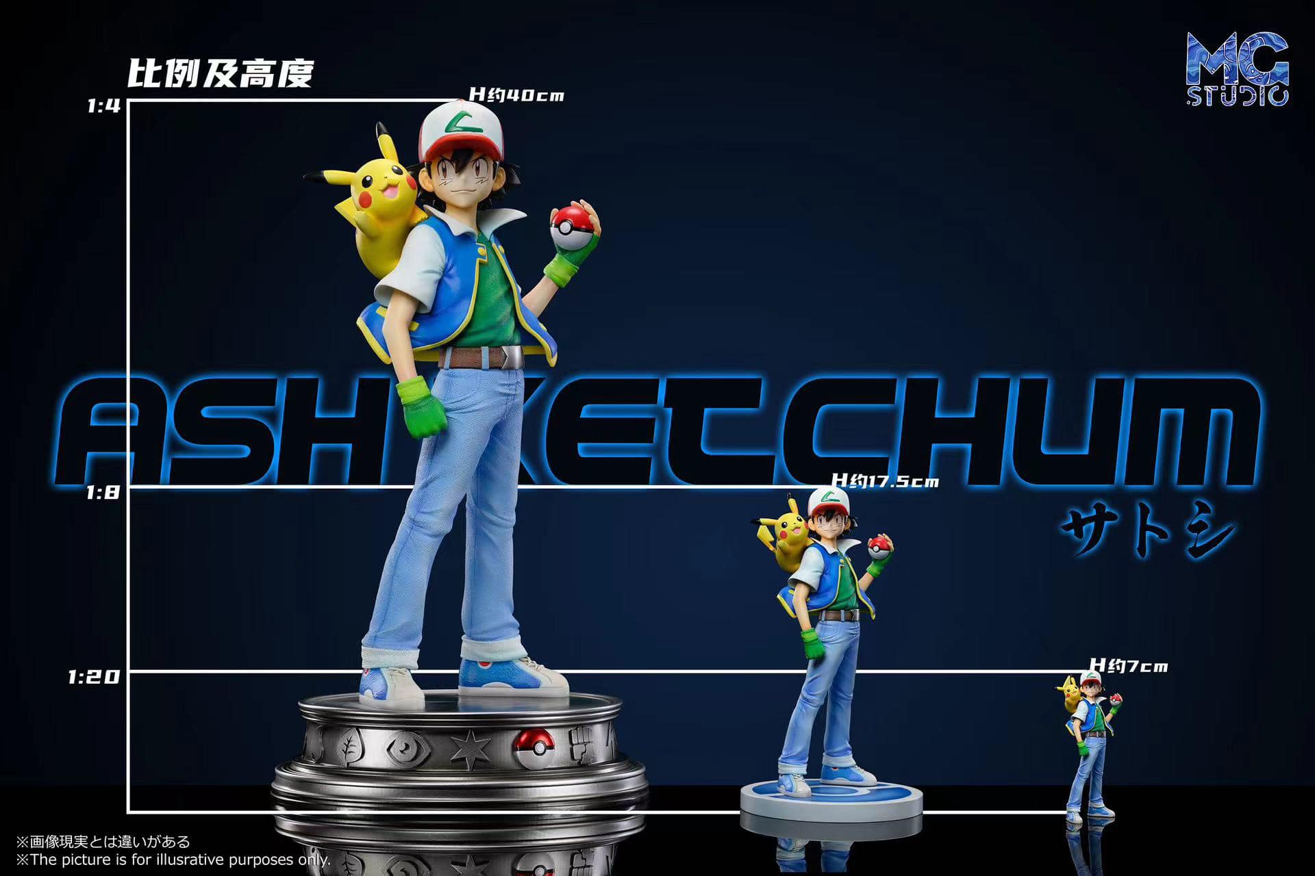 Ash Ketchum (Satoshi) - Pokemon - MG Studio - Image 6