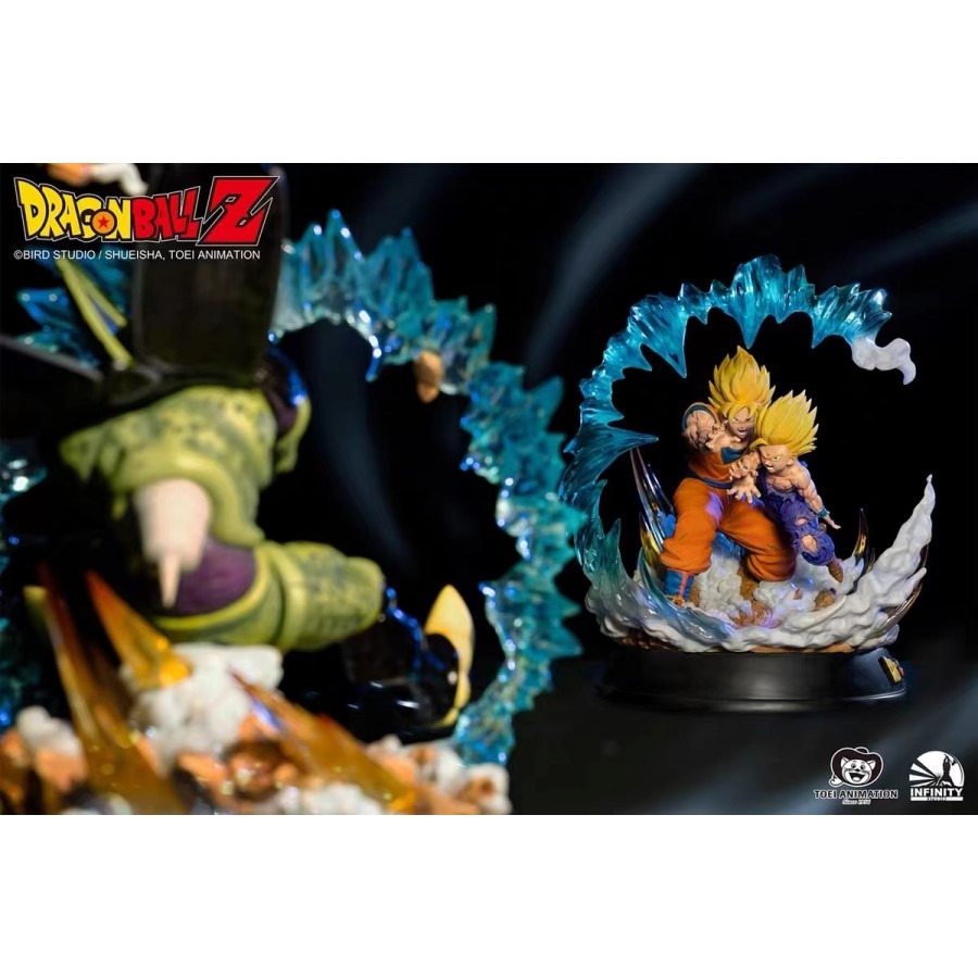 Son Goku & Gohan Vs Perfect Cell - Infinity Studio