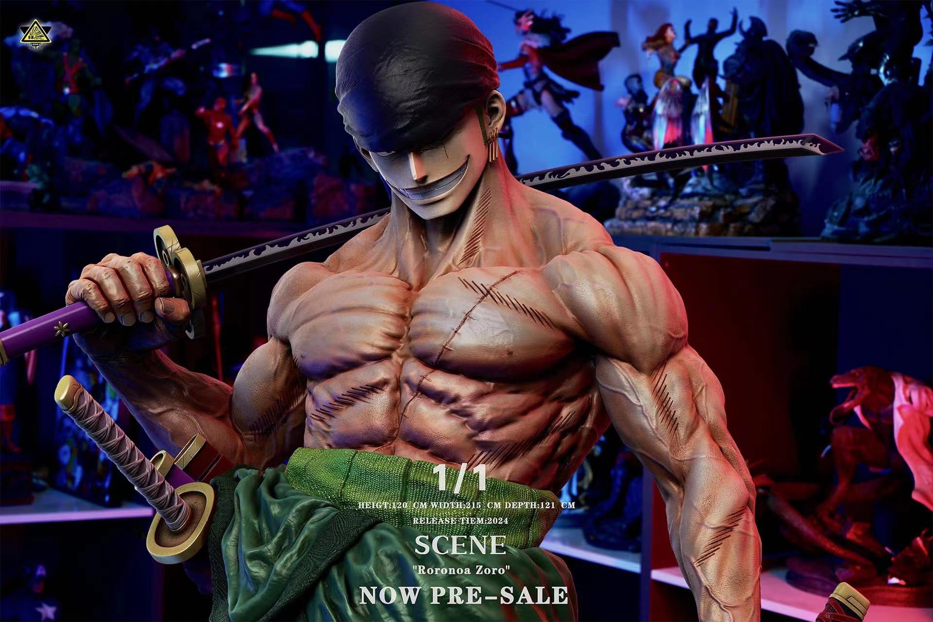Zoro 1/1 - One Piece - Super Bomb Studio - 1 SLOT ONLY - Image 2