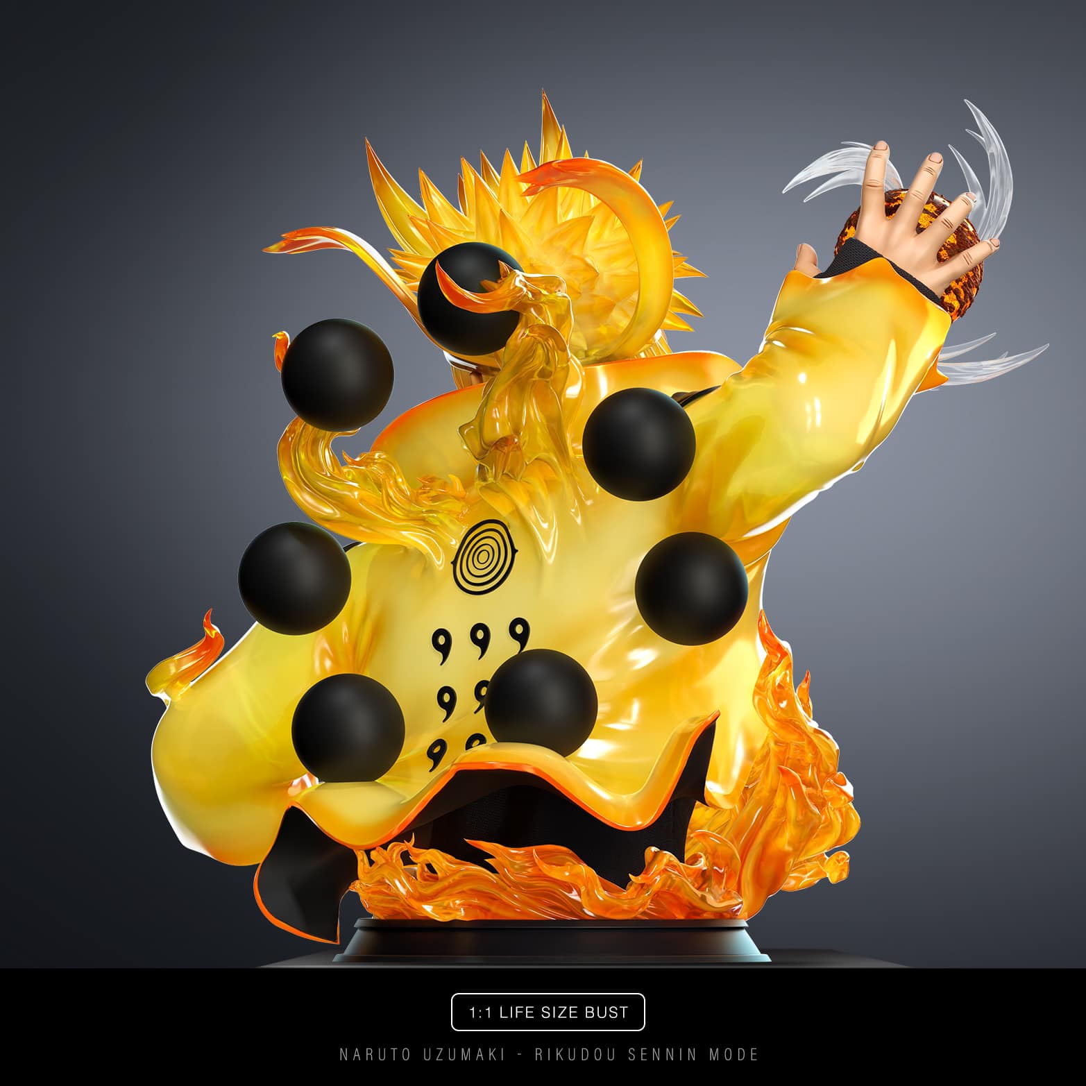 Six Paths Naruto Life Scale Bust - Naruto - Chikara - Image 6