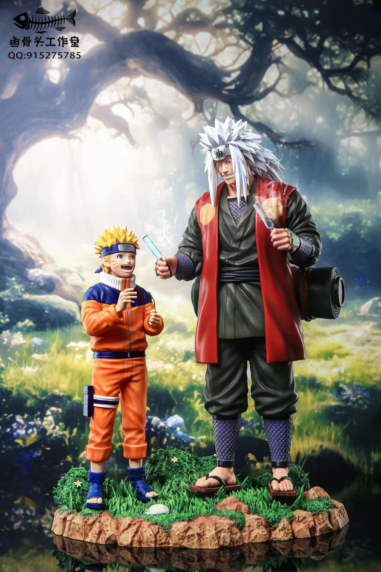 Naruto & Jiraiya - Naruto - Fishbone Studio
