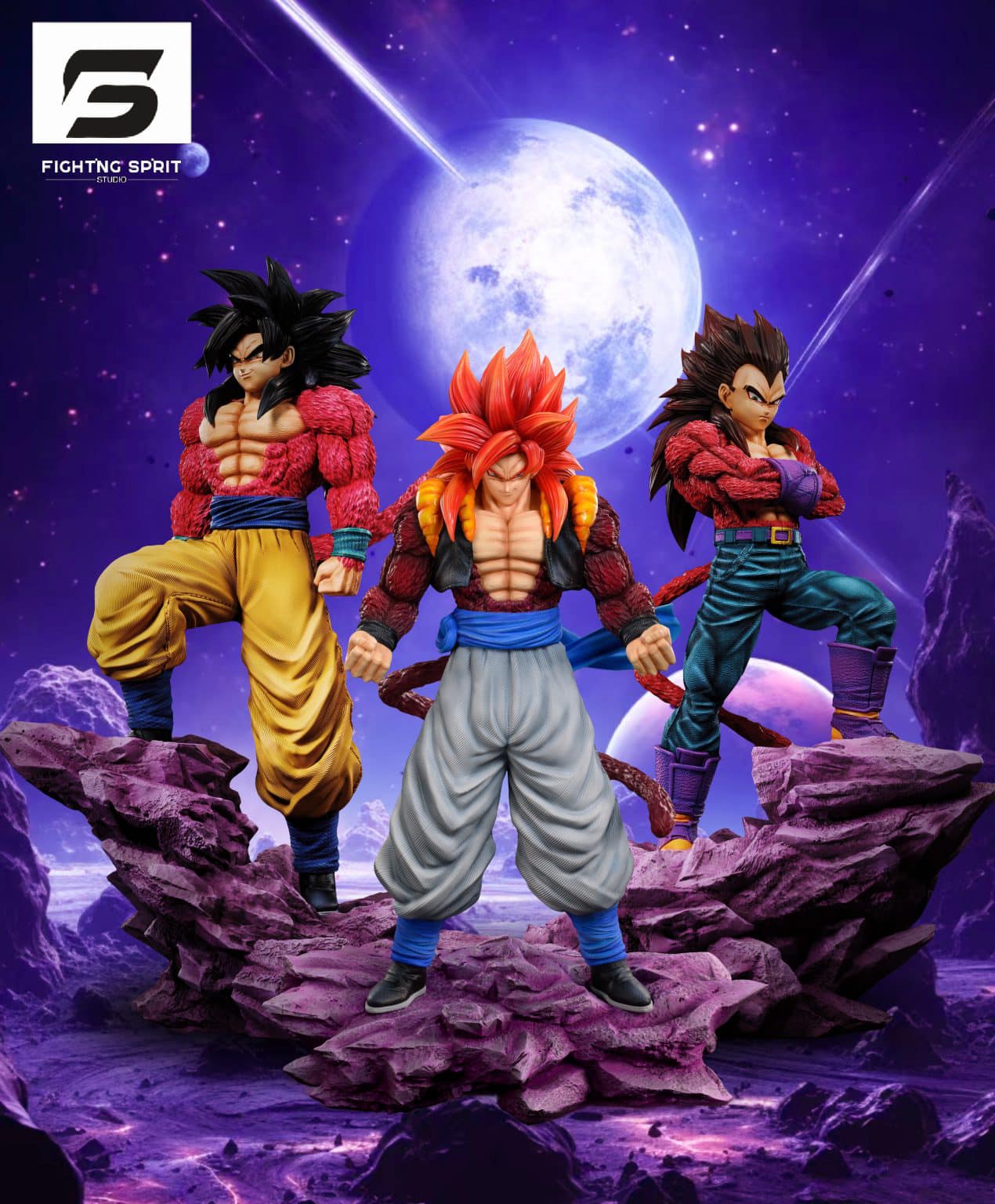 Gogeta Super Saiyan 4 -  Dragon Ball - Fighting Sprit Studio - Image 2