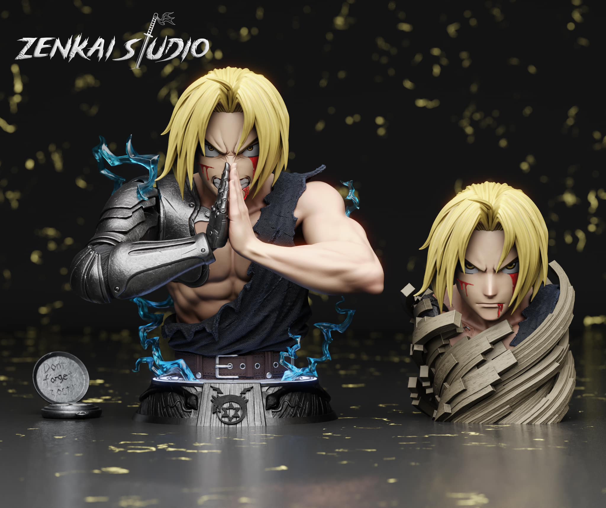 Edward Elric lifesize bust - Fullmetal Alchemist - Zenkai Studio - Image 6