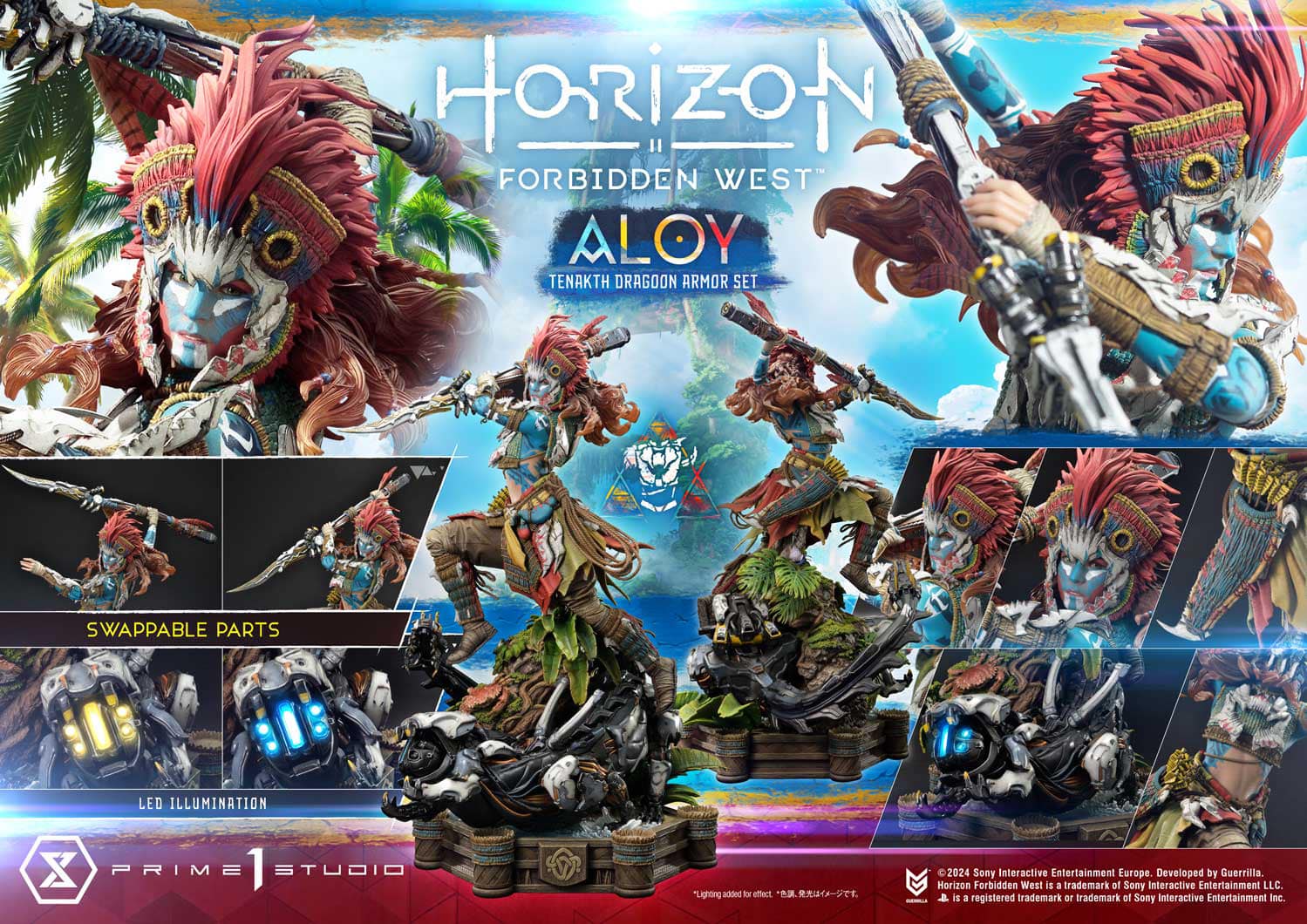 Aloy Tenakth Dragoon Armor Set Bonus Version - Horizon Forbidden West - Prime 1 Studio (Licensed) - Image 3