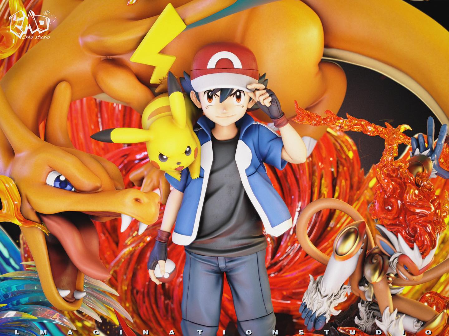 Ash Ketchum - Pokemon - Emo Studio - Image 6