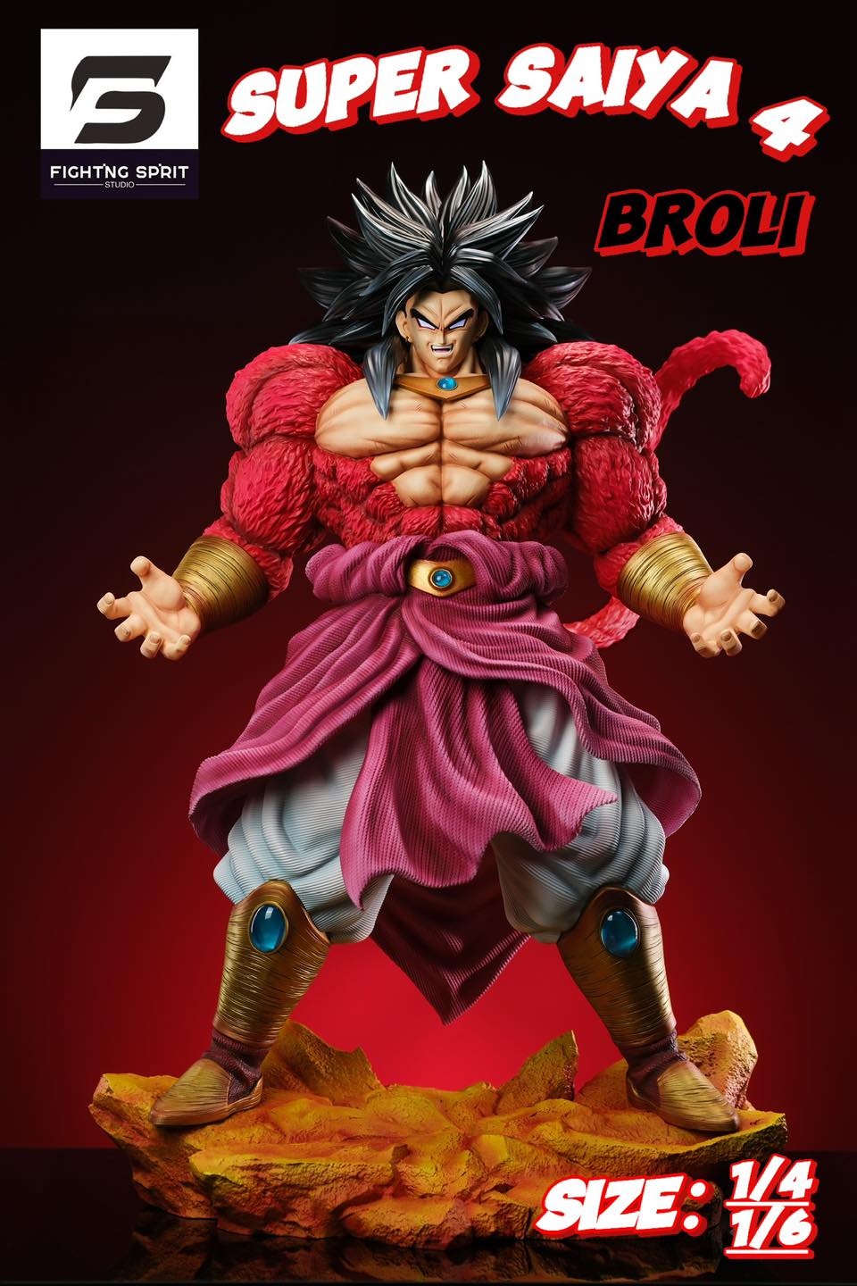 Broly Super Saiyan 4 - Dragon Ball - Fighting Spirit Studio