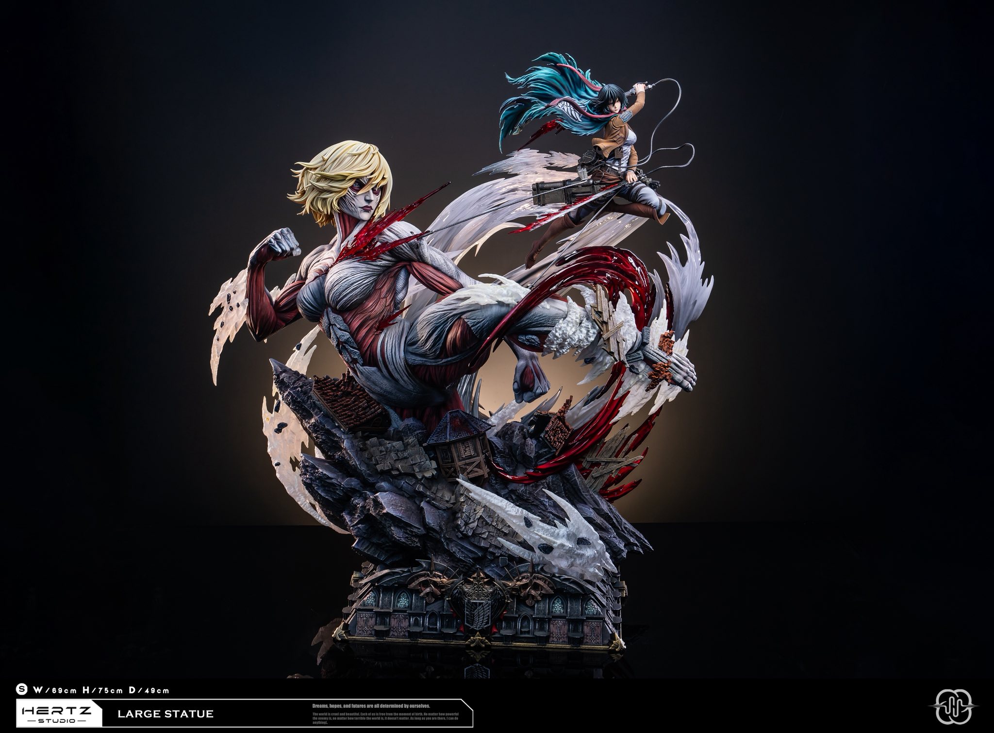 Mikasa vs Female Titan - Attack on Titan - Hertz Studio