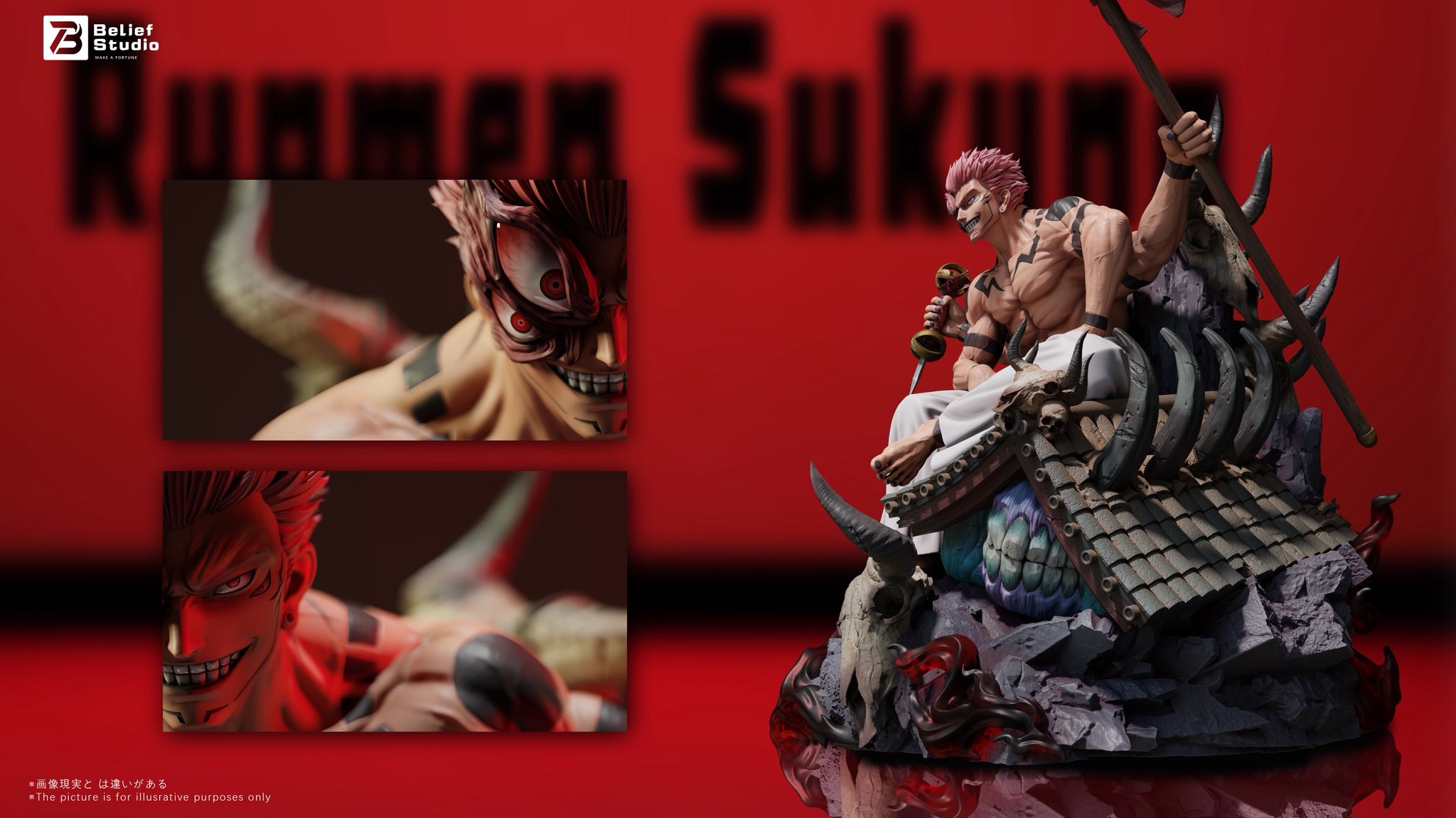 Ryomen Sukuna - Jujutsu Kaisen - Belief Studio - Image 4
