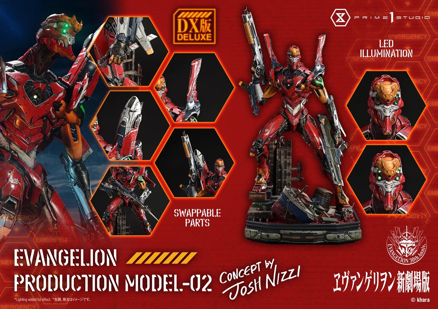 Eva Production Model 02 - Evangelion - Prime 1 Studio (Licensed) - Image 5