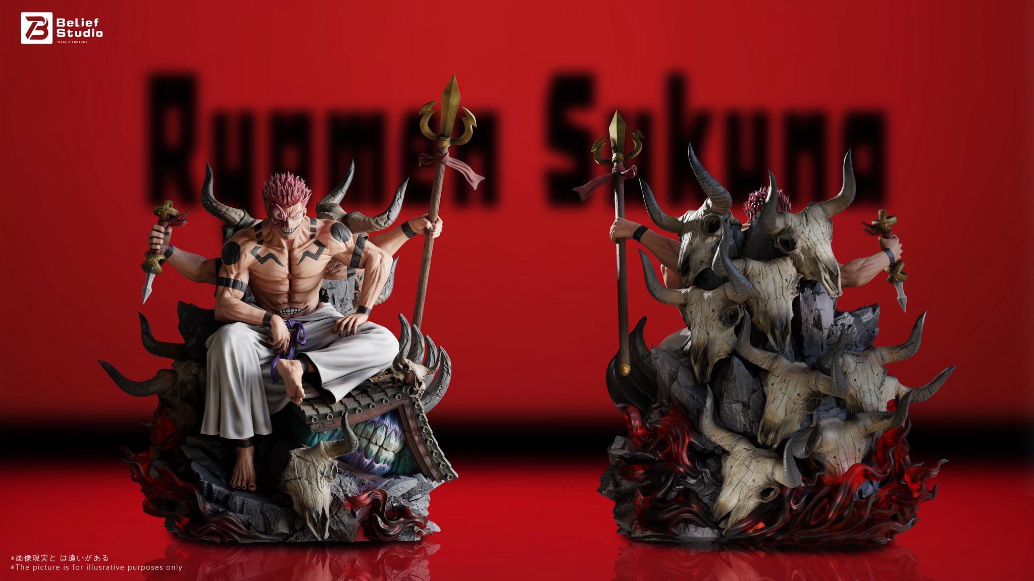 Ryomen Sukuna - Jujutsu Kaisen - Belief Studio - Image 3