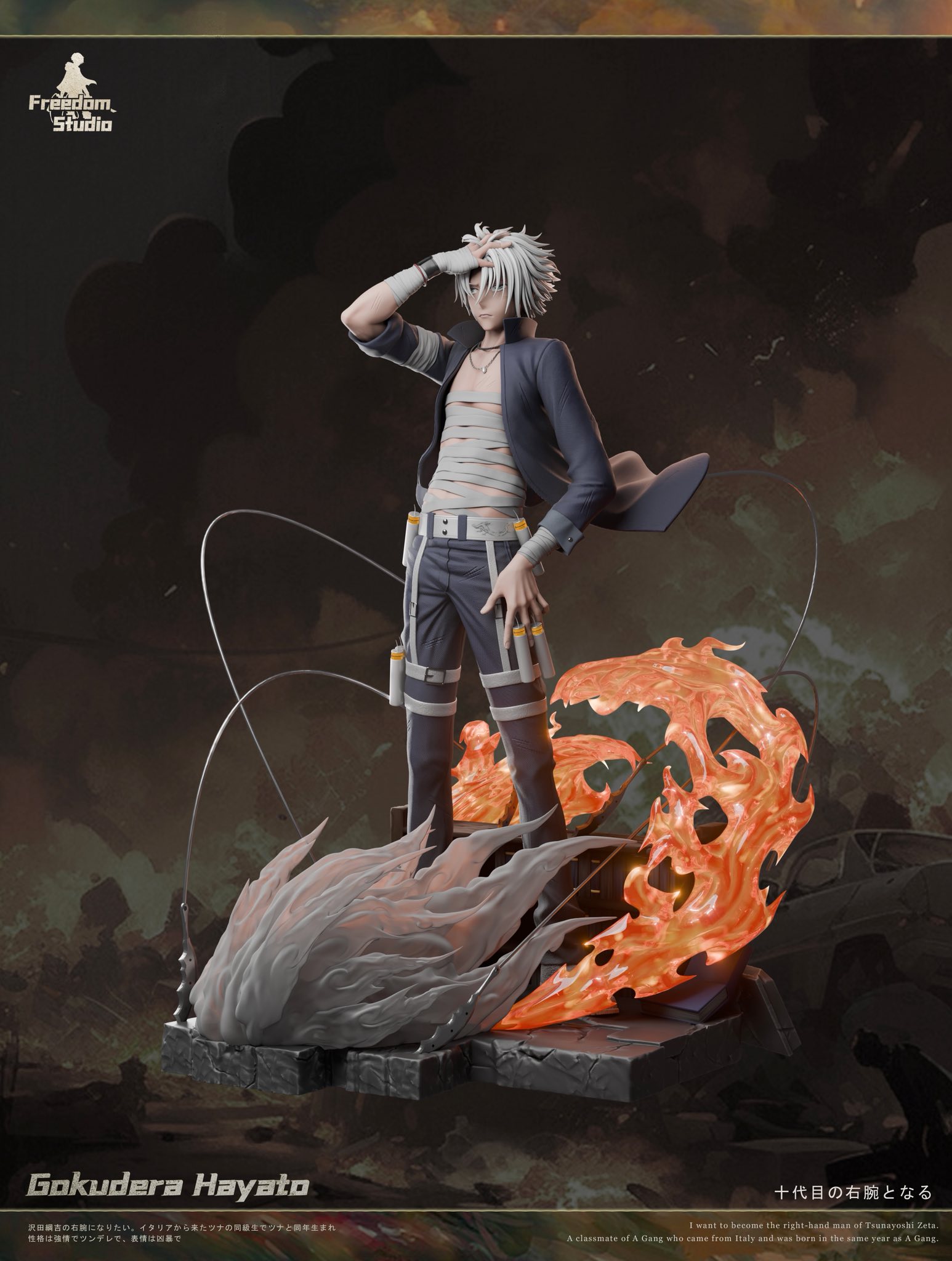 Hayato Gokudera - Hitman Reborn! - Freedom Studio
