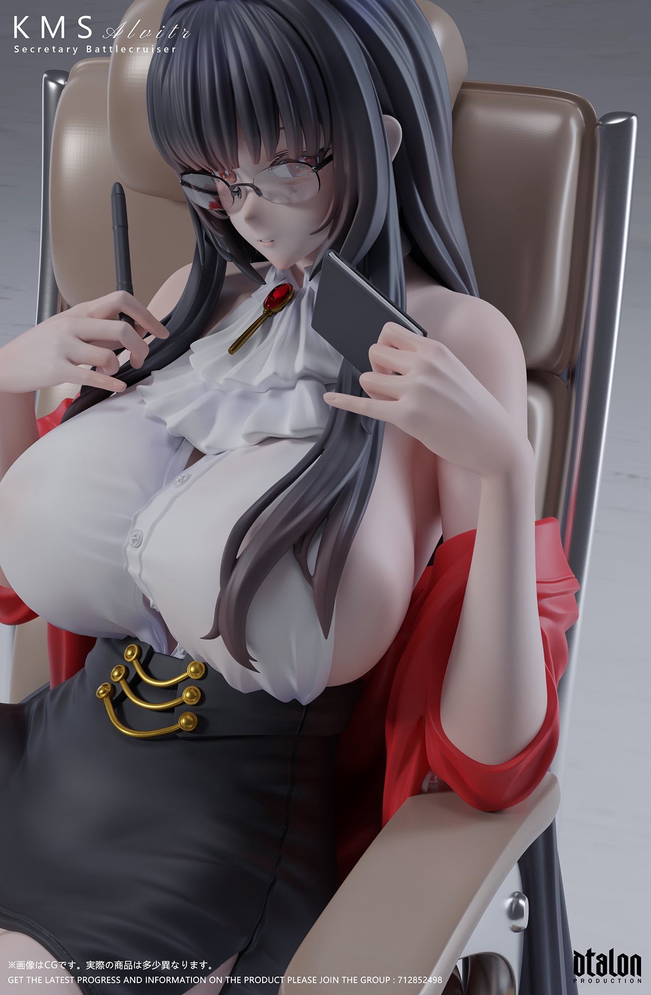 Secretary Alvitr - Azur Lane - Dtalon Studio - Image 5