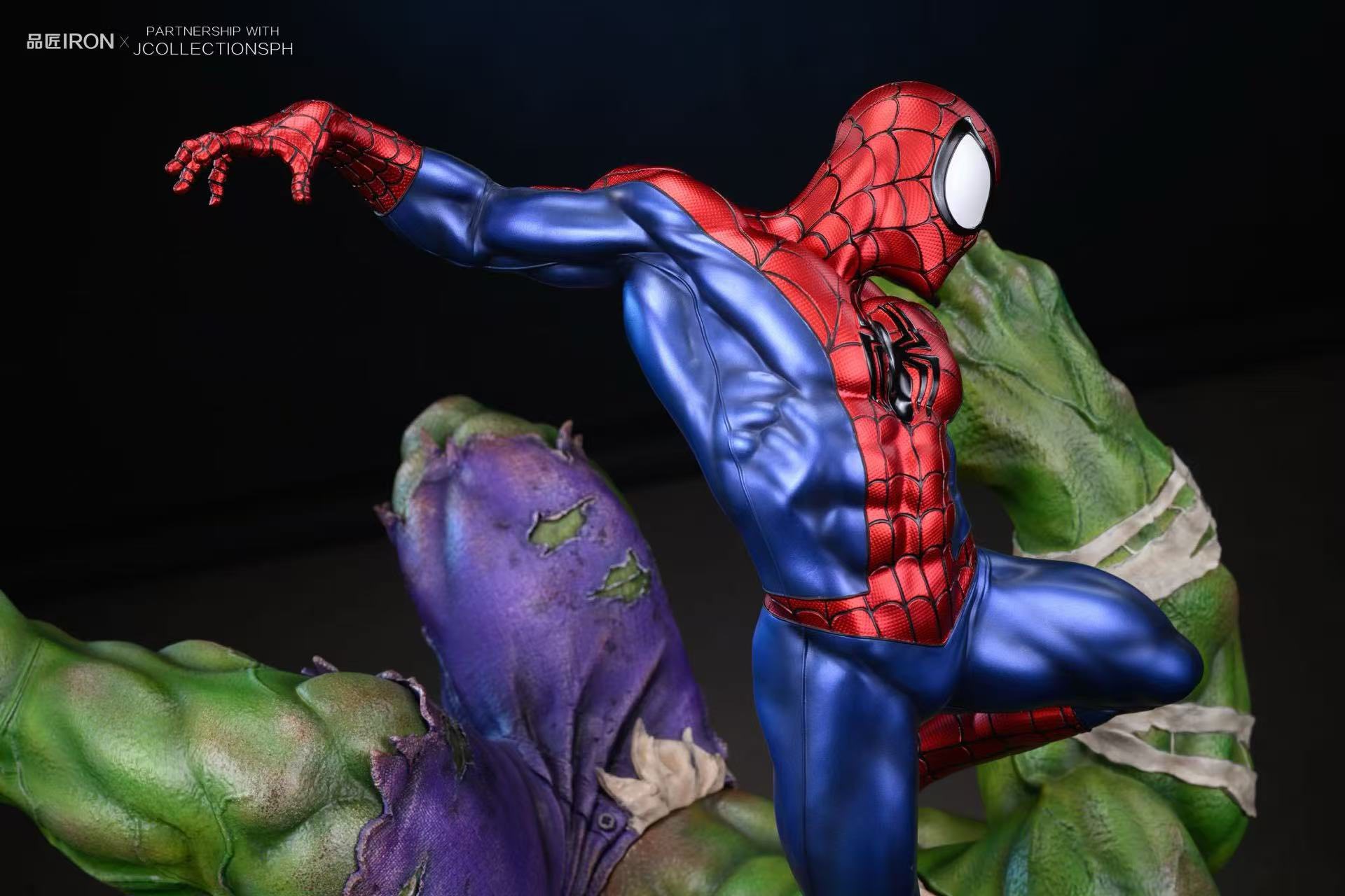 Sprider Man vs Hulk - Marvel - IRON Studio - Image 8