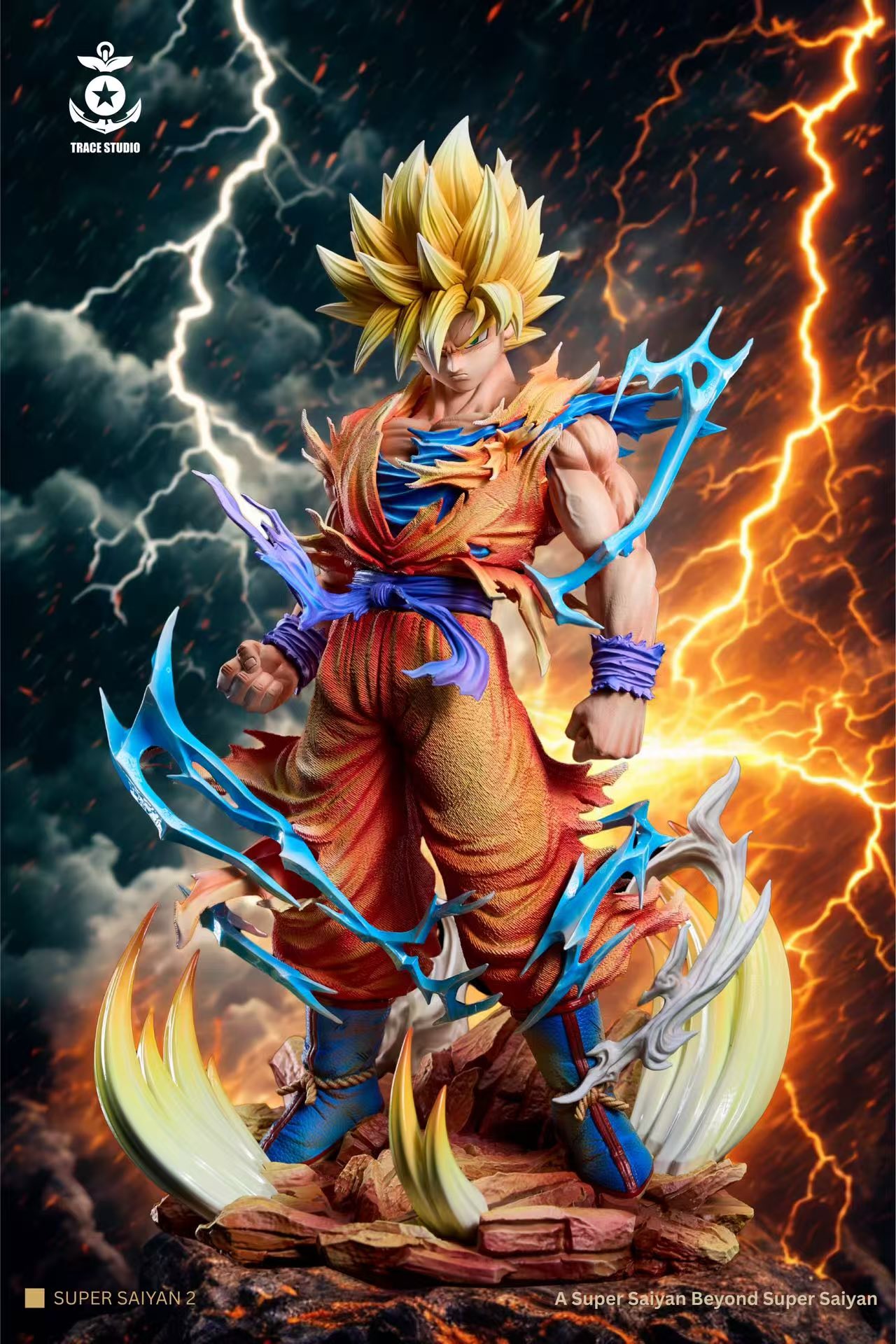 Goku Super Saiyan 2 - Dragon Ball - TRACE Studio
