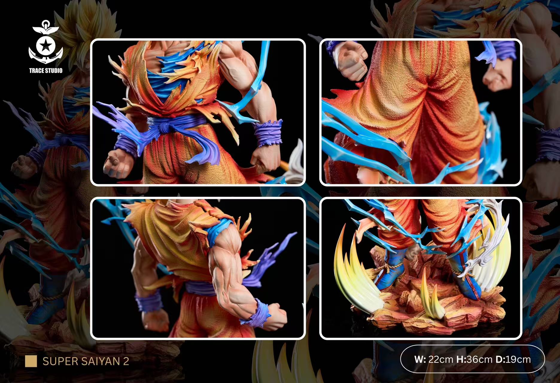 Goku Super Saiyan 2 - Dragon Ball - TRACE Studio - Image 5